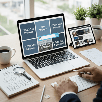 Don't Hire a Web Designer Until You Ask These 5 Questions cover